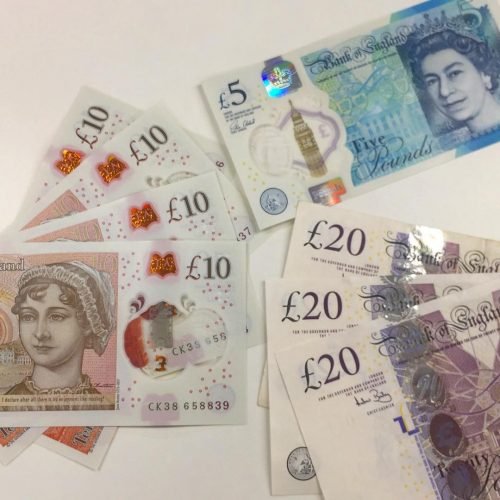Buy Counterfeit Polymer Great British Pounds