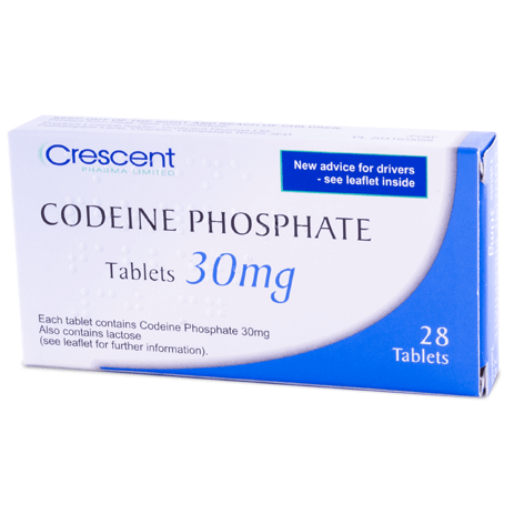 Codeine Phosphate 30mg (100pills)