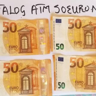 Buy Top Quality A.T.M Counterfeit Notes 50 Bill's €1000 for €8500