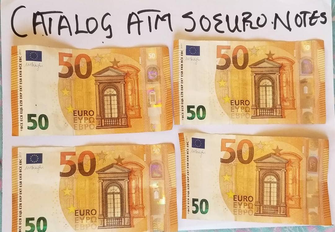 Buy Top Quality A.T.M Counterfeit Notes 50 Bill's €1000 for €8500