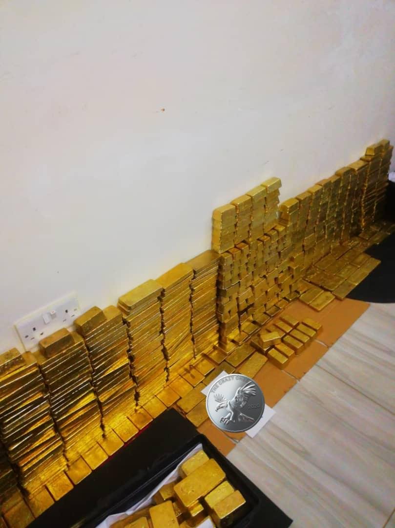 1 kilo x AU GOLD DORE BARS