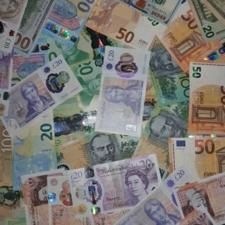 HQ ATM GRADE EURO,USD,CAD,AUD,GBP COUNTERFEIT BANK NOTES.6000 FOR 550