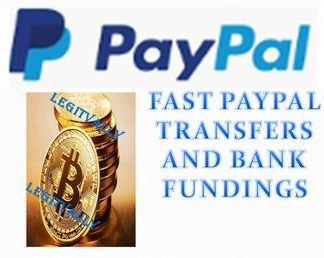 BEST PAYPAL TRANSFER $300 FOR $3000