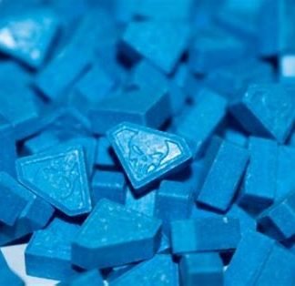 200 x XTC BLUE EA-SPORTS x 300MG MDMA x HARD PRESS